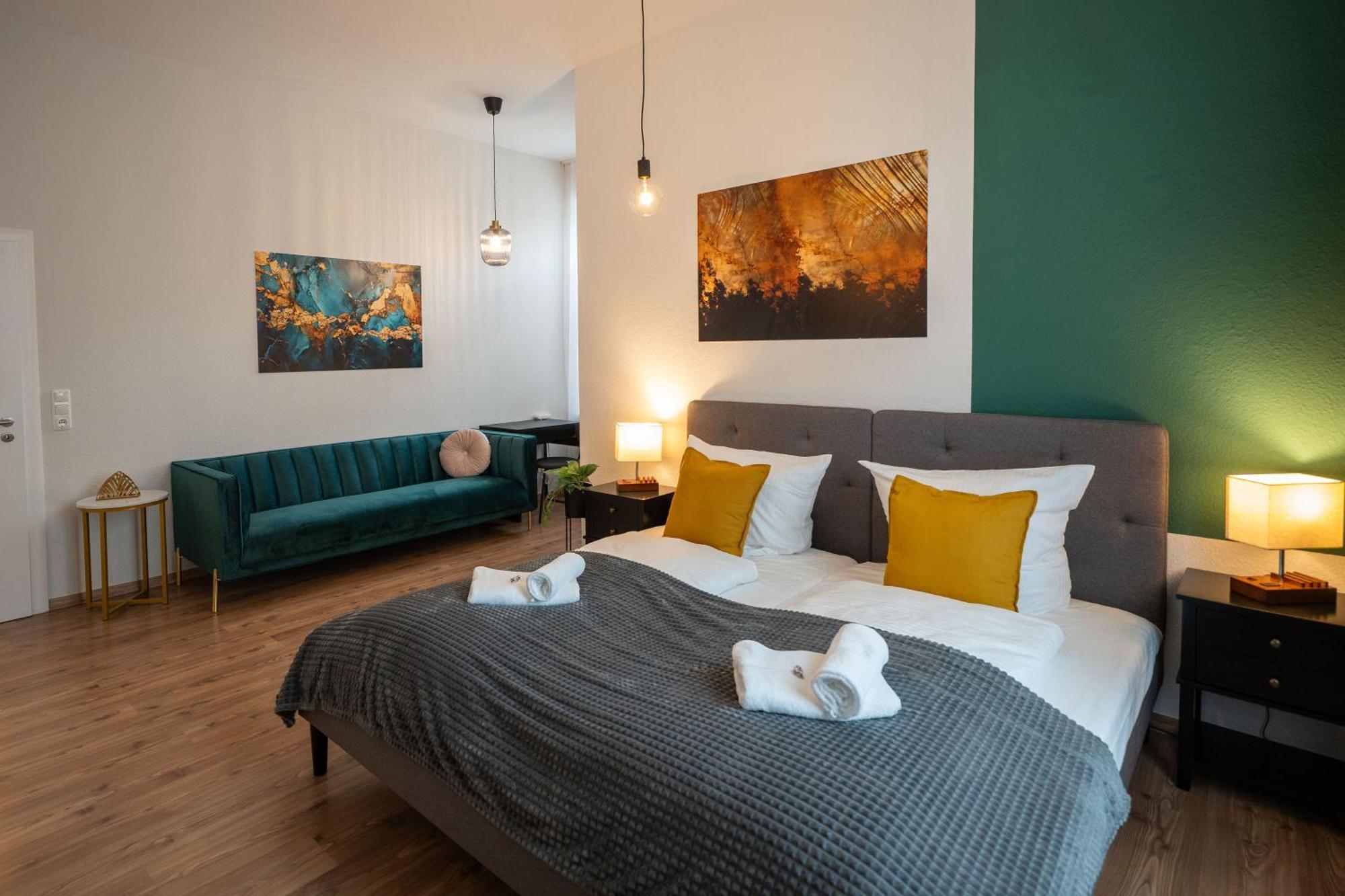 T21 - Apartment Direkt Im Zentrum Mit Parkplatz Chemnitz Bagian luar foto