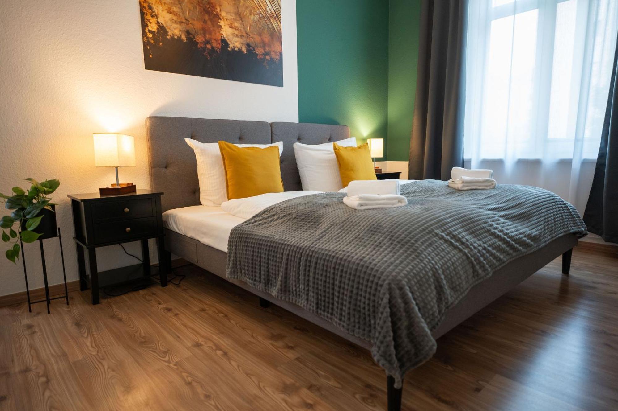 T21 - Apartment Direkt Im Zentrum Mit Parkplatz Chemnitz Bagian luar foto