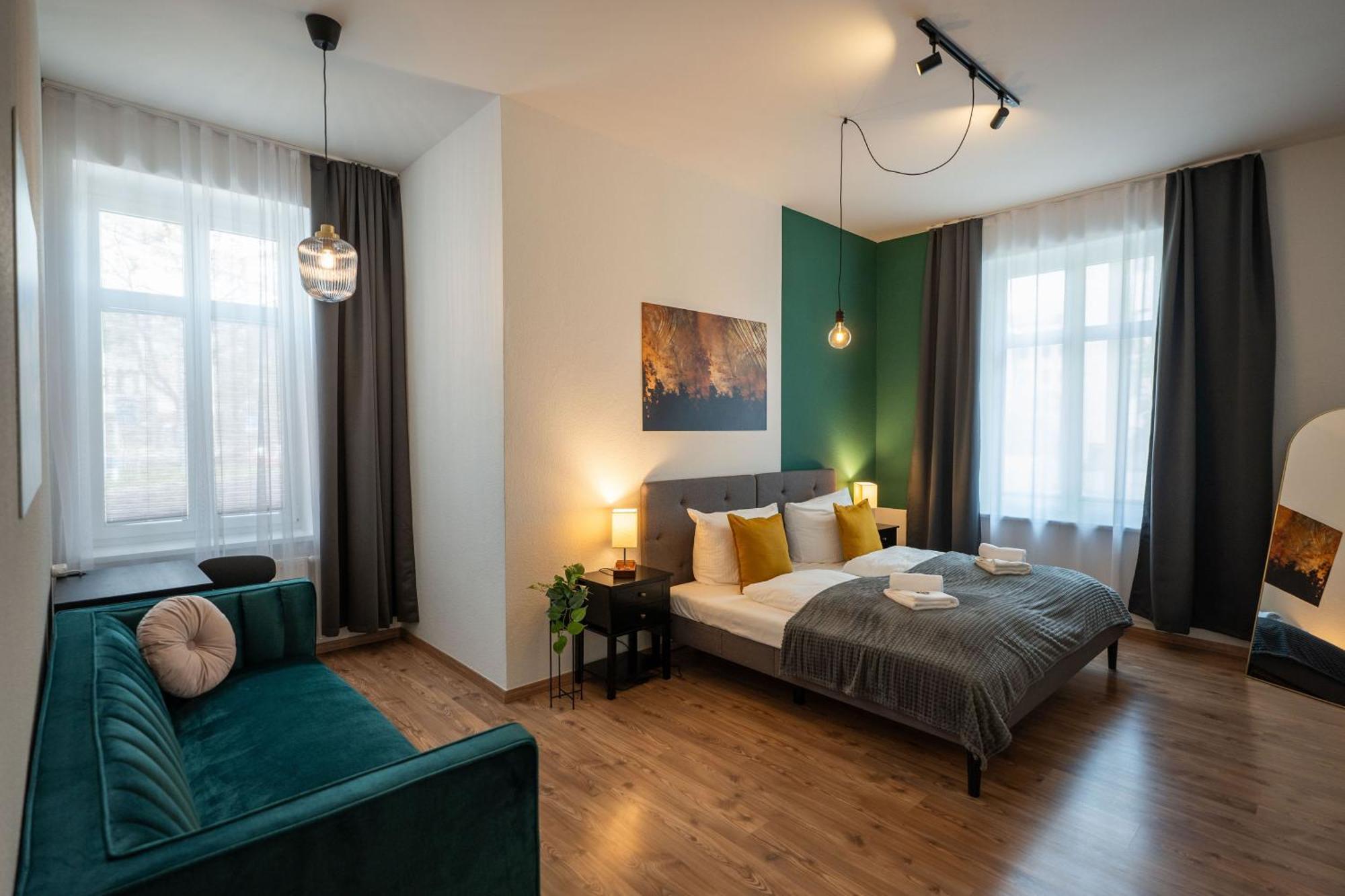 T21 - Apartment Direkt Im Zentrum Mit Parkplatz Chemnitz Bagian luar foto